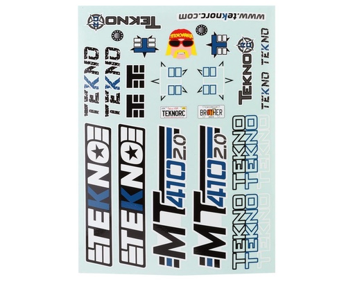 [TKR9547] Tekno RC MT410 2.0 Decal Sheet