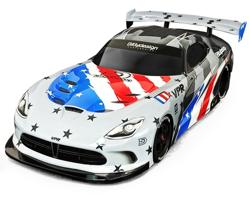 [BDYGT7-VPR] Bittydesign VPR 1/7 Supercar Body (Clear) (Arrma Felony)