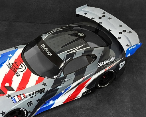 [BDYARA-VPRW] Bittydesign VPR 1/7 Rear Wing (Clear) (Arrma Felony)