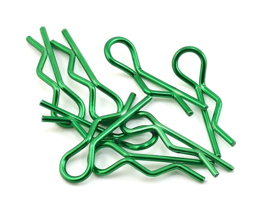 [BDYBC-8GR] Bittydesign 1/10 Body Clips (Green)