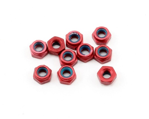 [CLN1412] CRC 4-40 Aluminum Locknut (Red) (10)