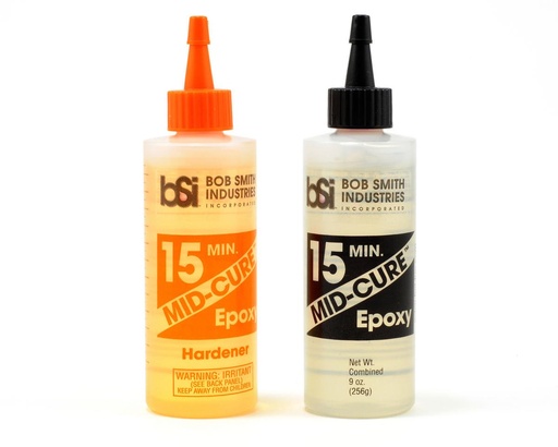 [BSI204] Bob Smith Industries MID-CURE 15 Minute Epoxy (9oz)