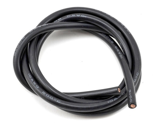 [MCL4030] Maclan 10awg Flex Silicon Wire (Black) (3')
