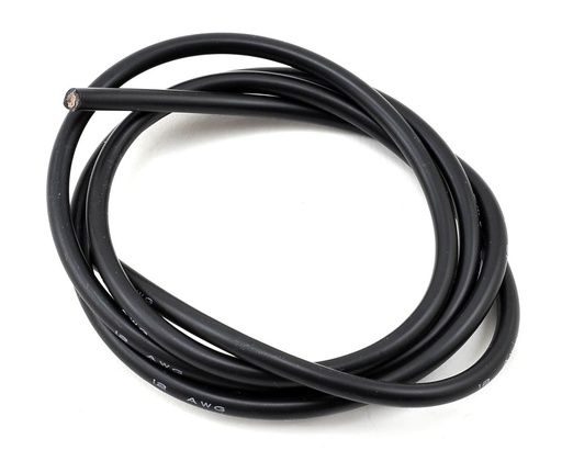 [MCL4032] Maclan 12awg Flex Silicon Wire (Black) (3')
