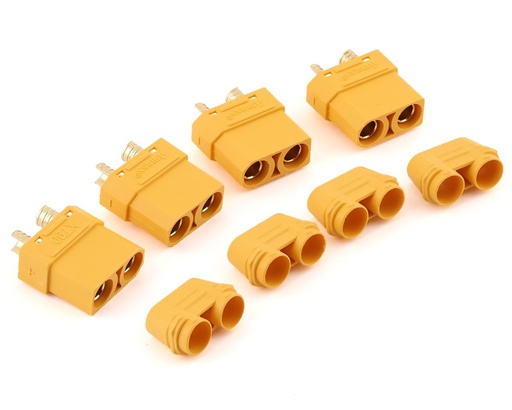 [MCL4114] Maclan XT90 Connectors (4 Female) (Yellow)