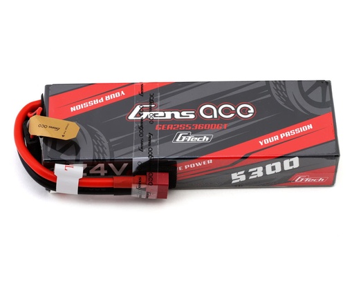 [GEA2S5360DGT] Gens Ace G-Tech Smart 2S LiPo Battery 60C (7.4V/5300mAh) w/T-Style Connector