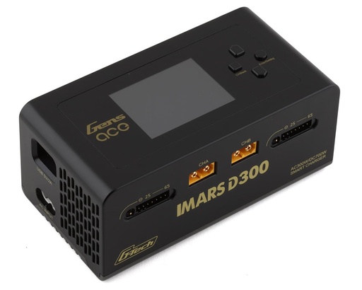 [GEA300WD300-UB] Gens Ace Imars D300 G-Tech Smart Dual AC/DC Charger (6S/16A) (Black)