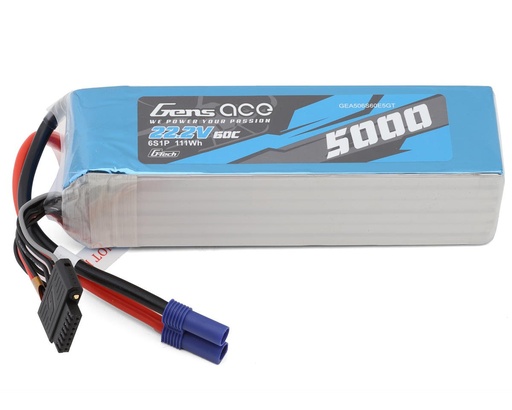 [GEA506S60E5GT] Gens Ace G-Tech Smart 6S LiPo Battery 60C (22.2V/5000mAh) w/EC5 Connector