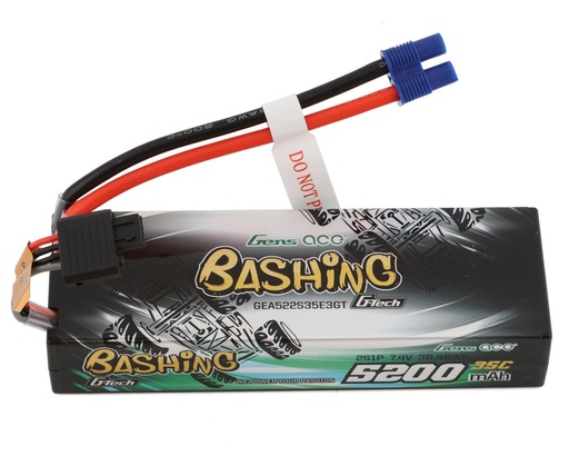 [GEA522S35E3GT] Gens Ace 2S G-Tech Smart "Bashing" LiPo Battery 35C (7.4V/5200mAh) w/EC3