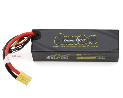 [GEA684S12E5GT] Gens Ace G-Tech 4S Bashing Series Hardcase LiPo Battery 120C (14.8V/6800mAh)