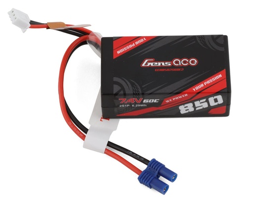 [GEA8502S60E2] Gens Ace 2S LiPo Battery 60C (7.4V/850mAh)