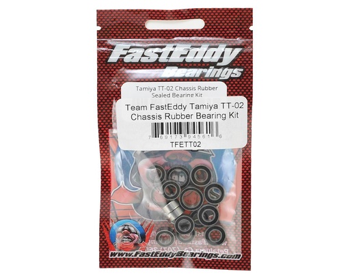 [TFE411] FastEddy Tamiya TT-02 Chassis Rubber Bearing Kit