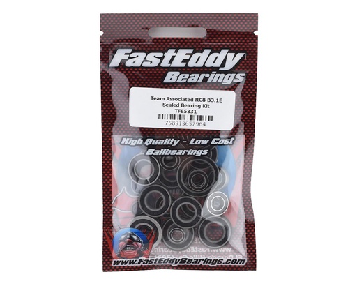 [TFE5831] FastEddy Team Associated RC8 B3.1E Sealed Bearing Kit