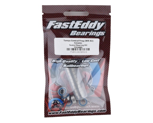 [TFE5885] FastEddy Tamiya Comical Frog Ceramic Rubber Sealed Bearing Kit (WR-02)