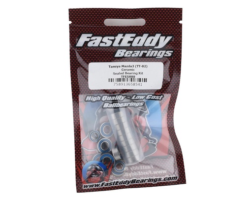 [TFE5889] FastEddy Tamiya Mazda3 Ceramic Rubber Sealed Bearing Kit (TT-02)