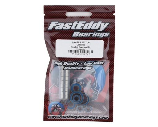 [TFE5913] FastEddy Losi TLR 22T 2.0 Ceramic Sealed Bearing Kit