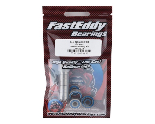 [TFE5920] FastEddy Losi TLR 22 5.0 SR Ceramic Sealed Bearing Kit
