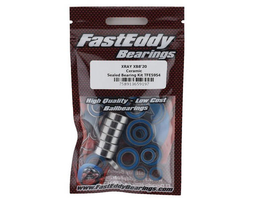 [TFE5954] FastEddy XRAY XB8'20 Ceramic Sealed Bearing Kit