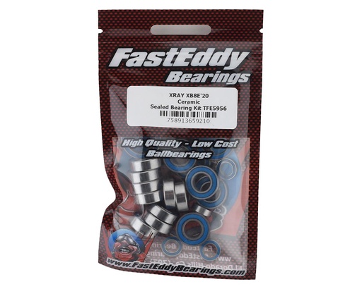 [TFE5956] FastEddy XRAY XB8E'20 Ceramic Sealed Bearing Kit