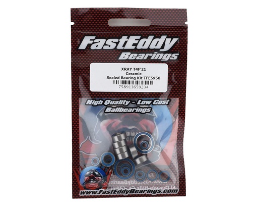 [TFE5958] FastEddy XRAY T4F'21 Ceramic Sealed Bearing Kit