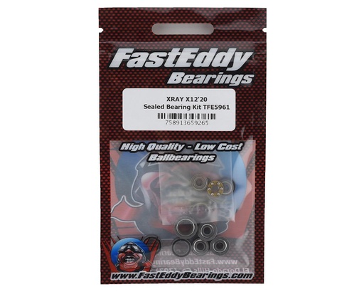 [TFE5961] FastEddy XRAY X12'20 Sealed Bearing Kit