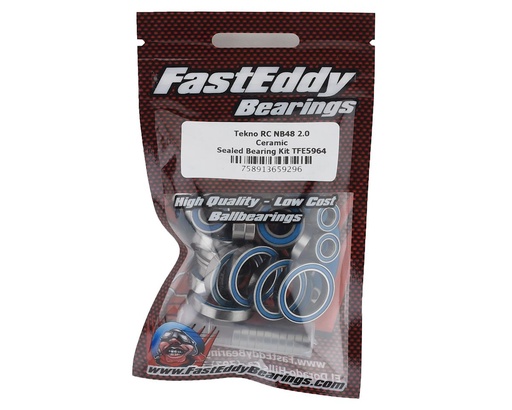 [TFE5964] FastEddy Tekno RC NB48 2.0 Ceramic Sealed Bearing Kit