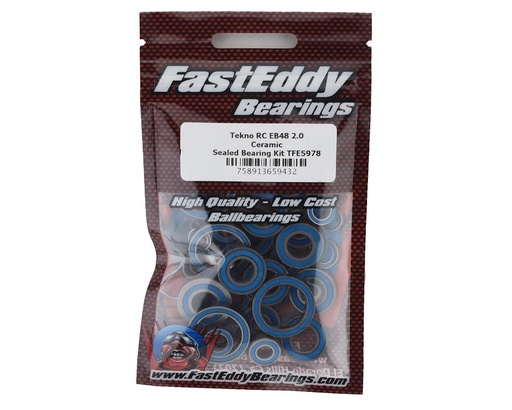 [TFE5978] FastEddy Tekno RC EB48 2.0 Ceramic Sealed Bearing Kit