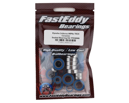 [TFE6046] FastEddy Kyosho Inferno MP9e TKI4 Ceramic Sealed Bearing Kit