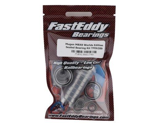 [TFE6209] FastEddy Mugen MBX8 Worlds Edition Sealed Bearing Kit