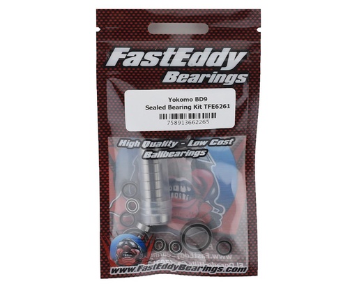 [TFE6261] FastEddy Yokomo BD9 Sealed Bearing Kit