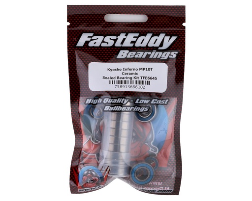 [TFE6645] FastEddy Kyosho Inferno MP10T Ceramic Sealed Bearing Kit