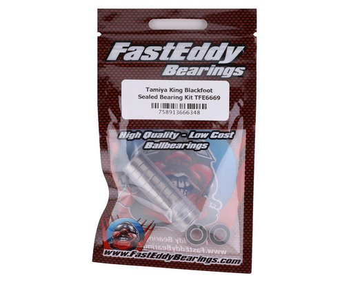 [TFE6669] FastEddy Tamiya King Blackfoot Sealed Bearing Kit