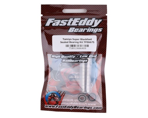 [TFE6675] FastEddy Tamiya Super Blackfoot Sealed Bearing Kit