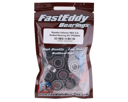 [TFE6691] FastEddy Kyosho Inferno NEO 3.0 Sealed Bearing Kit