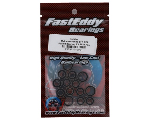 [TFE8731] FastEddy Tamiya McLaren Senna TT-02 Bearing Kit