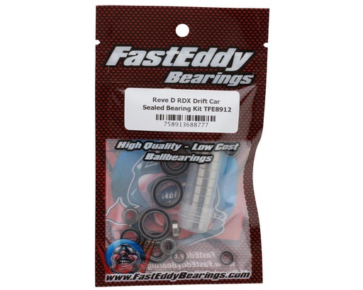 [TFE8912] FastEddy Reve D RDX Drift Car Sealed Ball Bearing Kit
