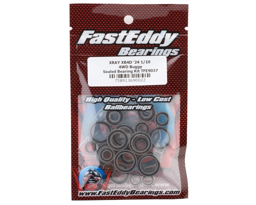 [TFE9037] FastEddy XRAY XB4D '24 1/10 4WD Buggy Sealed Bearing Kit