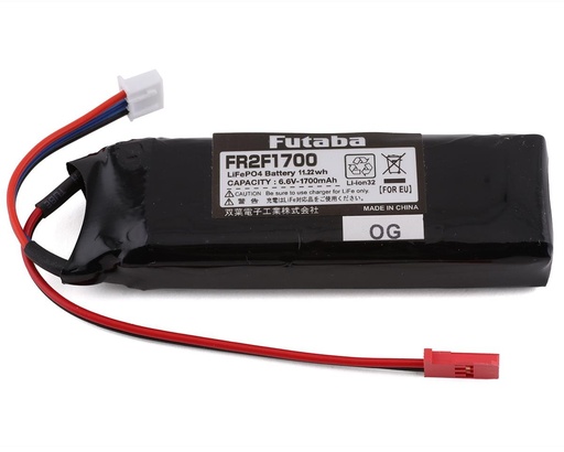 [FUTEBA0145] Futaba 2S LiFe Flat Receiver Battery Pack (6.6V/1700mAh)