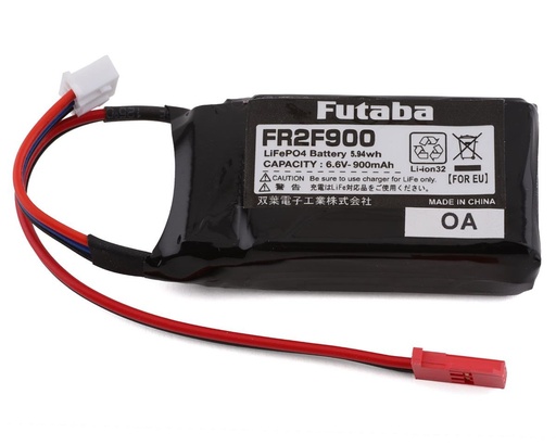[FUTEBA0143] Futaba 2S LiFe Flat Receiver Battery Pack (6.6V/900mAh)