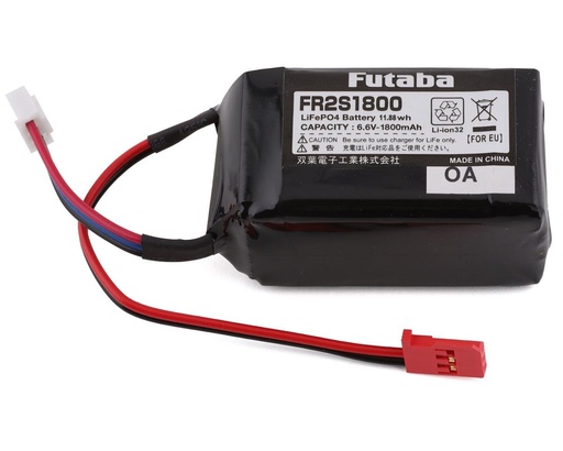[FUTEBA0146] Futaba 2S LiFe Hump Receiver Battery Pack (6.6V/1800mAh)