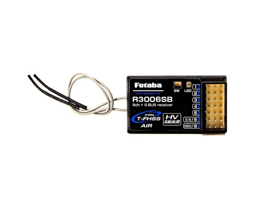 [FUT01102306-3] Futaba R3006SB T-FHSS S.Bus 6-Channel 2.4GHz Receiver