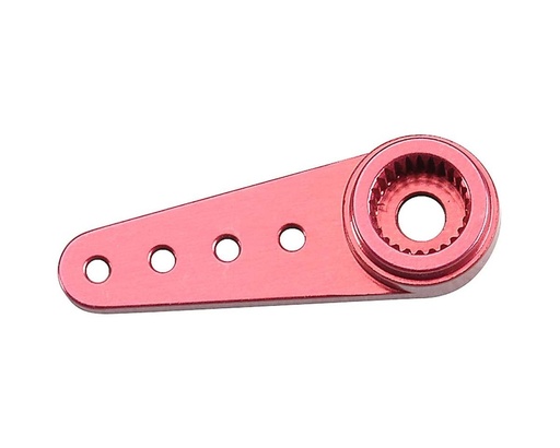 [FUTFSH-T4R] Futaba Aluminum 20mm Single Servo Horn (Red)