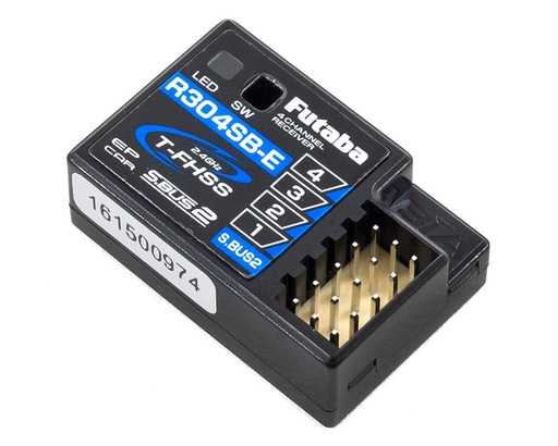 [FUT01102180-3] Futaba R304SB-E T-FHSS 4-Channel Telemetry 2.4GHz Receiver (EP Only)