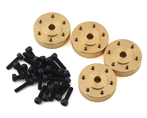 [ASC42104] Element RC Factory Team Enduro Brass Beadlock Hex Adapters (4)