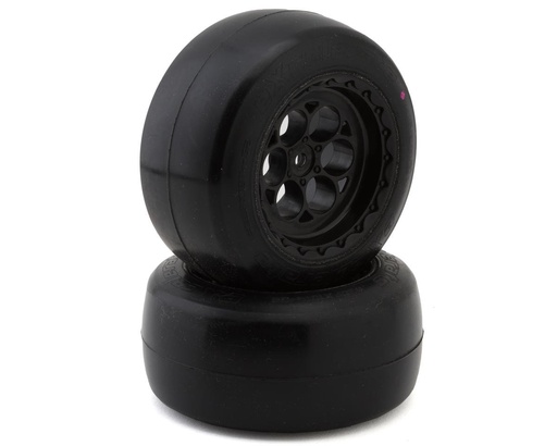 [XCE-0057.2] eXcelerate Looper Pre-Mounted Rear Drag Racing Tires (2) (Pink)