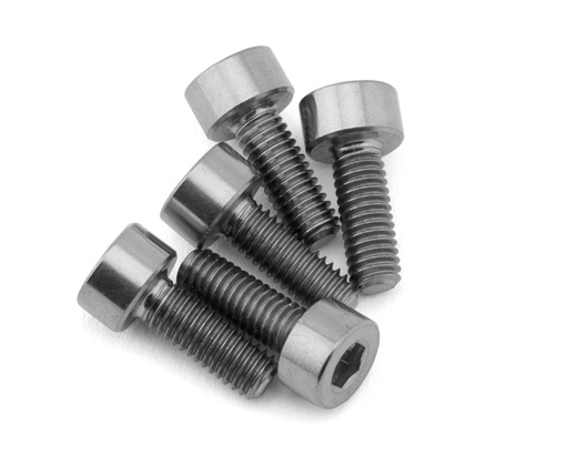 [XCE-0125.8] eXcelerate Titanium Socket Head Screw (Raw) (5) (3x8mm)