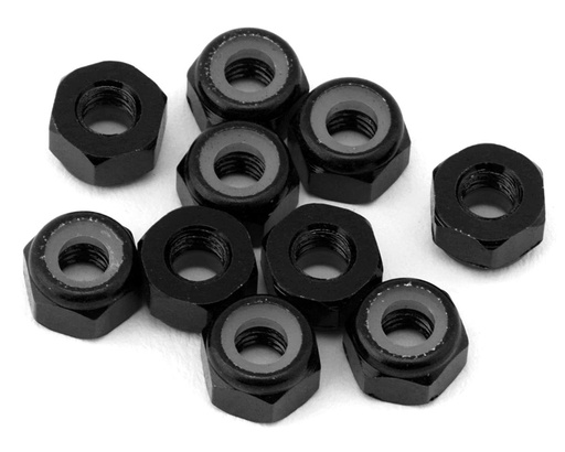 [XCE-0142.2] eXcelerate 3mm Aluminum Lock Nuts (Black) (10)