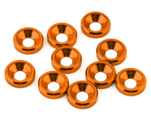 [XCE-0143.5] eXcelerate 3mm Countersunk Washers (Orange) (10)