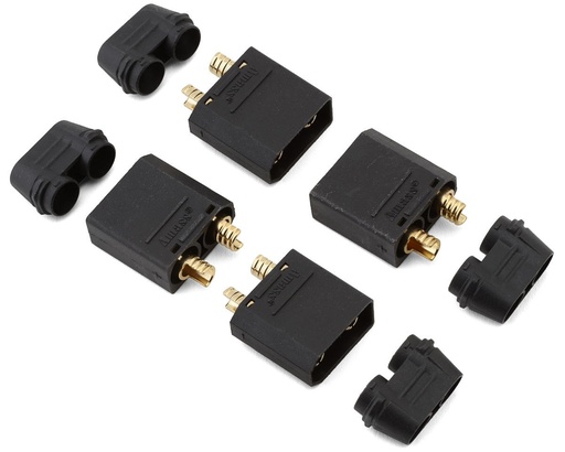 [XCE-0161] eXcelerate XT90 Male Connectors (Black) (4)