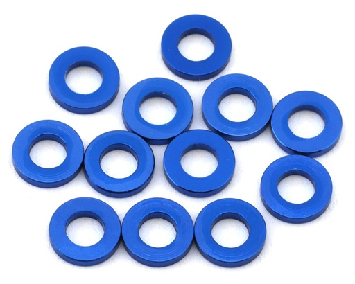 [XCE-1010.4] eXcelerate 3x6x0.5mm Aluminum Shims (Blue) (12)